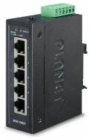 IP30 Compact size 5-Port 10/100TX Fast Ethernet Switch (-40~75 degrees C)