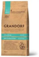 Grandorf 4 Meat & Brown Rice Adult All Breed 10 кг - корм сухой четыре вида мяса и бурый рис для взрослых собак средних и крупных пород