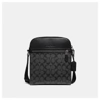 Сумка Coach Houston Flight Bag Charcoal/Black F73336