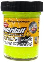 Форелевая паста BERKLEY PowerBait Natural SCENT Чеснок, желтый Sunshine, 50 гр / Паста Беркли / Рыбалка на форель / Всесезонная / Свежая партия / Производство США