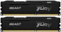 Оперативная память для компьютера Kingston FURY Beast Black DIMM 8Gb DDR3 1600MHz KF316C10BBK2/8