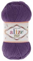 Пряжа Alize Cotton gold hobby (Ализе Коттон голд хобби) 1 шт 44 темно-фиолетовый 55% хлопок, 45% акрил 165 м, 50г