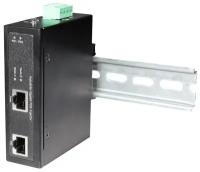 PoE-инжектор. Поддержка стандарта IEEE 802.3 af/at. Мощность PoE - до 30W. Gigabit Ethernet вх. RJ45, вых. RJ45. | код. 13337 | OSNOVO ( 1шт. )