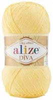 Пряжа для вязания ALIZE 'Diva', 100г, 350м (100% микрофибра) ТУ (187 светлый лимон), 5 мотков