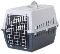 Переноска для собак и кошек Savic Trotter 3, размер 60.5х40.5х39​см, темно-серый/светло-серый