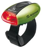Фонарик Sigma Sport SIGMA MICRO красный, корпус зеленый