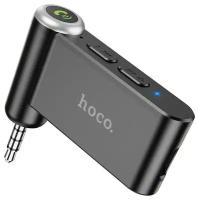 Автомобильный Bluetooth-приемник HOCO E58 Magic, 140 мАм, Jack 3.5мм/Bluetooth, черный