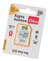 Карта памяти Ноу-Хау MicroSDHC 256Gb C10, V30, U3 + адаптер