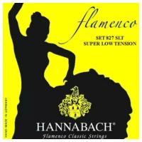 Hannabach 827SLT Yellow FLAMENCO Струны для классической гитары желтый нейлон/посеребренные