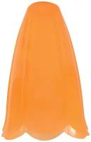 Запасной плафон Apeyron 16-31 из пластика с цоколем 1хЕ27, оранжевый, d140х220мм