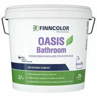 FINNCOLOR OASIS BATHROOM краска влагостойкая для влажных помещений полуматовая, база A (0,9л)