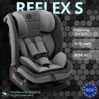 Автокресло детское BEST BABY REFLEX S растущее 0-36 кг, группа 0,1,2,3, черный