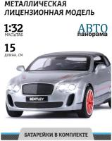 Машинка металлическая инерционная ТМ Автопанорама, Bentley Continental Supersports, М1:32, свет, звук, JB1251397