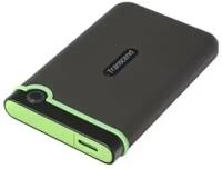 Внешний жесткий диск HDD 2.5", 1Tb, Transcend StoreJet 25M3S, USB3.1, стальной серый (TS1TSJ25M3S)