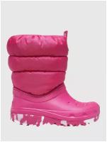 Сапоги детские Crocs Classic Neo Puff Boot T Candy Pink (EU:25-26)