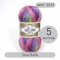 Пряжа "Diva Batik" 100% микрофибра 350м/100гр (3241)