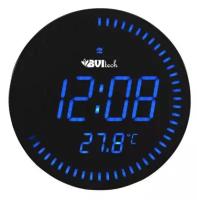 Настенные сетевые часы с будильником и термометром BVItech BV-10BKx