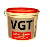 Универсальная акриловая шпатлёвка VGT Шпатлевка ВГТ акрил 1,7 кг белая