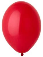 Шар латексный Belbal 12", пастель, 50 штук, красный