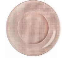 Тарелка подстановочная Bormioli Rocco INCA 31 см, розовый/медный