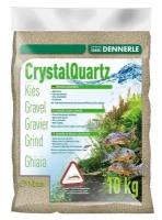 Грунт Dennerle Crystal Quartz Gravel, природный белый, 10кг