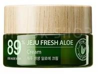 Крем для лица с алоэ The Saem Jeju Fresh Aloe Cream