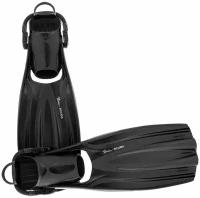 Ласты Marlin SCUBA black R 41-44 (открытая пятка) + Elastic Bungee Strap