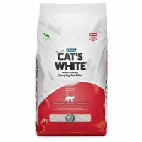 Наполнитель комкующийся Cat's White Natural натуральный без ароматизатора для кошачьего туалета (20л)