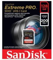 Карта памяти SanDisk SDXC 128GB Extreme Pro UHS-I V30 U3