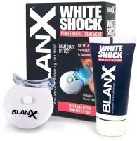 BlanX Набор для отбеливания White Shock Power White Treatment + LED Bite, 50 мл, мята