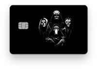 Наклейка на банковскую карту, стикер на карту, маленький чип, мемы, приколы, комиксы, стильная наклейка Звездные Войны, Star Wars №18