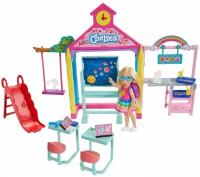 Игровой набор Барби - Челси в школе (Barbie Club Chelsea School Playset with Blonde Small Doll & Classroom Accessories)