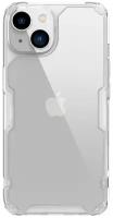 Противоударный силиконовый чехол Nillkin Nature TPU Pro Case для Apple iPhone 14 / 13, прозрачный