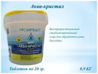 Аква-кристал в таблетках. Обеззараживание воды бассейна