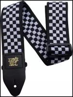 ERNIE BALL 4149 Jacquard Black and White Checkered Ремень для гитары