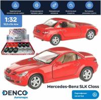 Металлическая машинка Kinsmart 1:32 "Mercedes-Benz SLK Class" KT5095D, инерционная / Красный