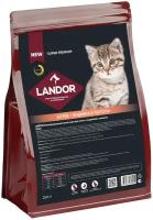 Landor KITTEN Полнорационный сухой корм для котят с индейкой и лососем 2 кг