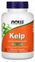 NOW Foods, Kelp, бурые водоросли, 325 мкг, 250 капсул