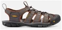 Сандалии мужские KEEN Clearwater Cnx Leather M, Dark Earth/Blac, 11,5