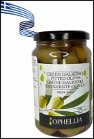 Оливки зеленые Халкидики без косточки в рассоле Ophellia