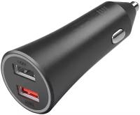 Автомобильное зарядное устройство Xiaomi Mi 37W Dual-Port Car Charger, 37 Вт, black