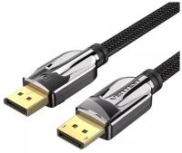 Кабель DisplayPort 2м Vention HCCBH круглый черный