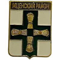 Знак "Мценский район. Гербы Орловской области" Россия 1991-2000 гг. (родник)