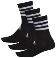 Носки (3 пары) Adidas 3S CSH CRW3P BLACK/BLACK/BLACK Унисекс DZ9347 XXL