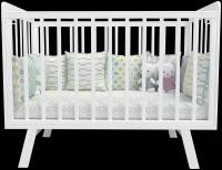 Детская кроватка Incanto Anniken, цвет белый/белый