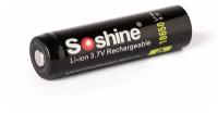 Аккумулятор Soshine 18500 PCB 1400mAh 3,7В, защищенный, 1шт