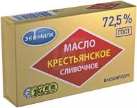 Масло сливочное Крестьянское Экомилк 72.5%