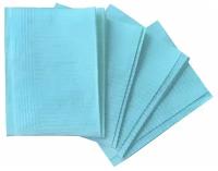 Салфетки ламинированные Mini 33*24 голубые (бумага + полиэтилен), 500 шт