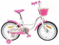 Детский велосипед TT Merlin 20" white/pink (алюмин)