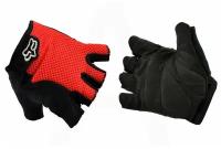 Перчатки без пальцев GLOVE (mod:Freeride, size:M, красные) "FOX"